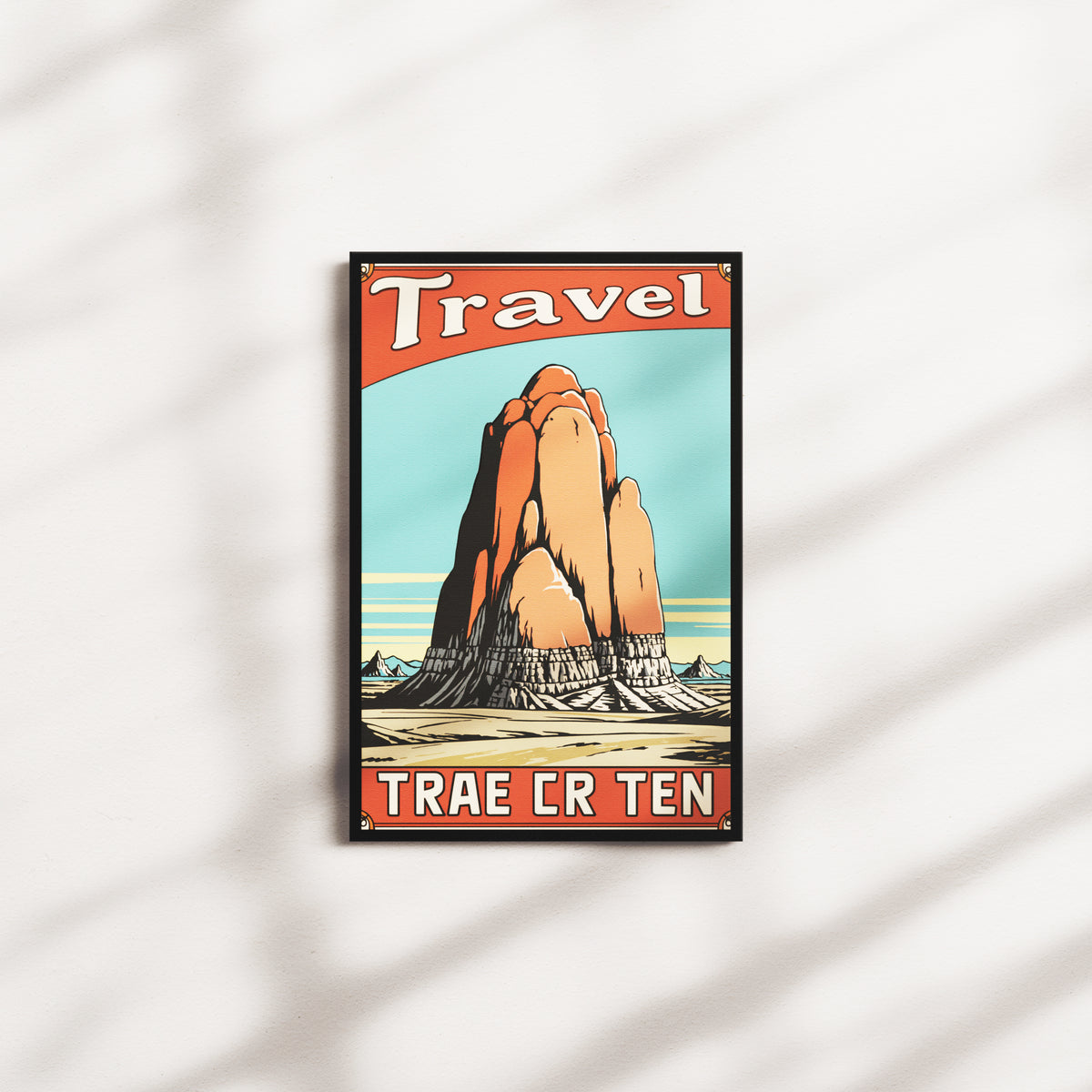 apricot drift — black frame