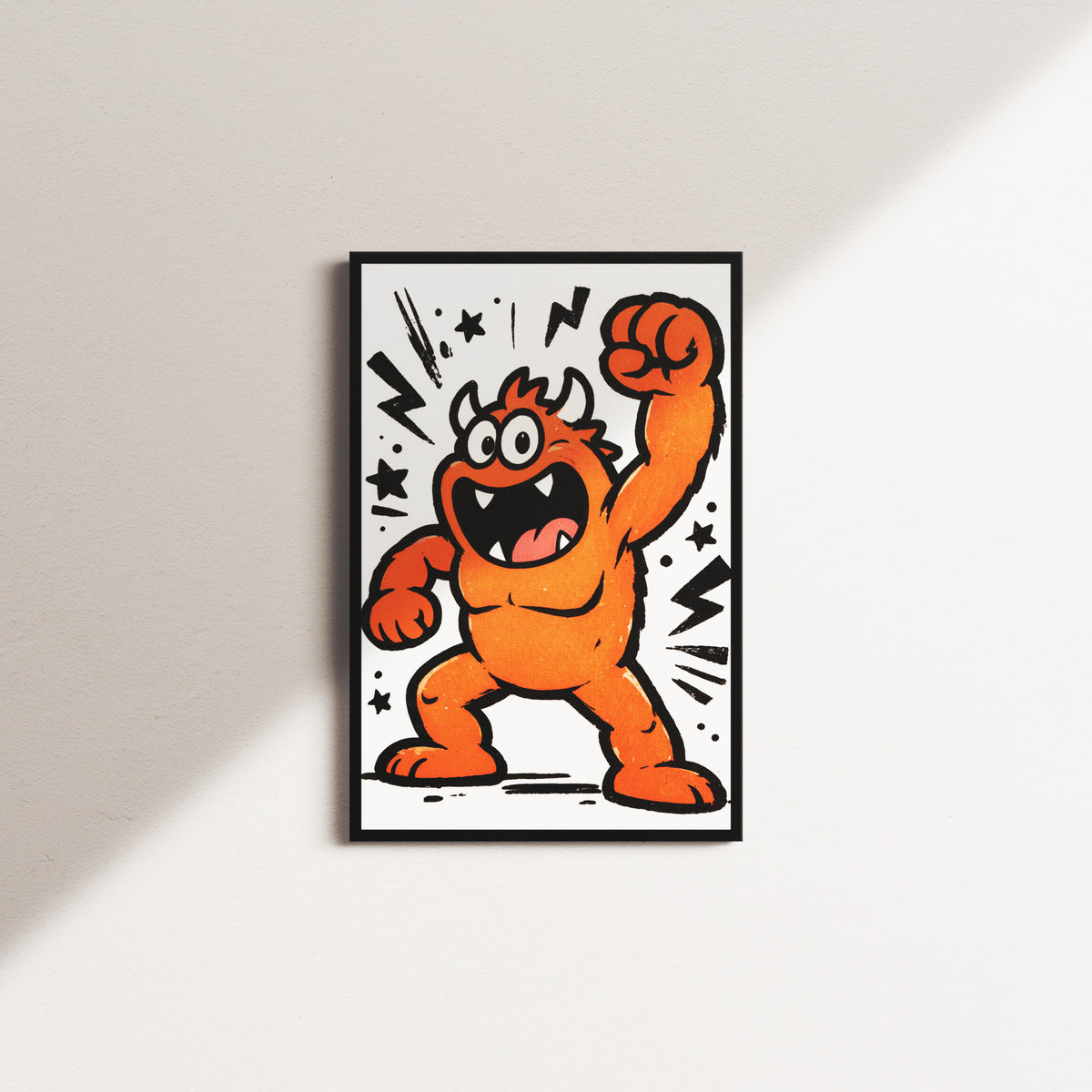 apricot horizon — black frame