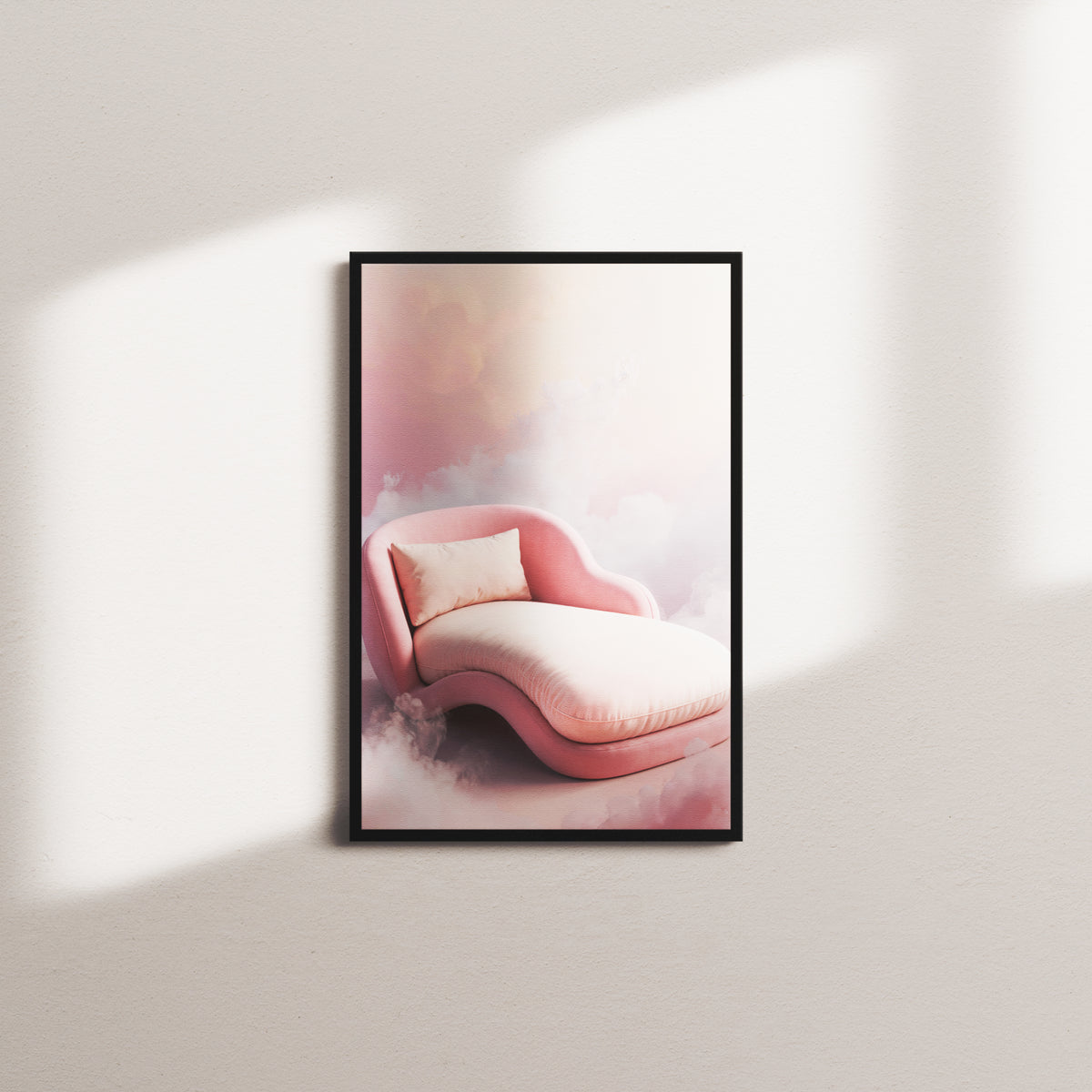 blush chorus — black frame