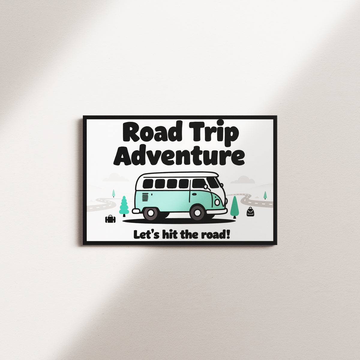 cedar path — black frame