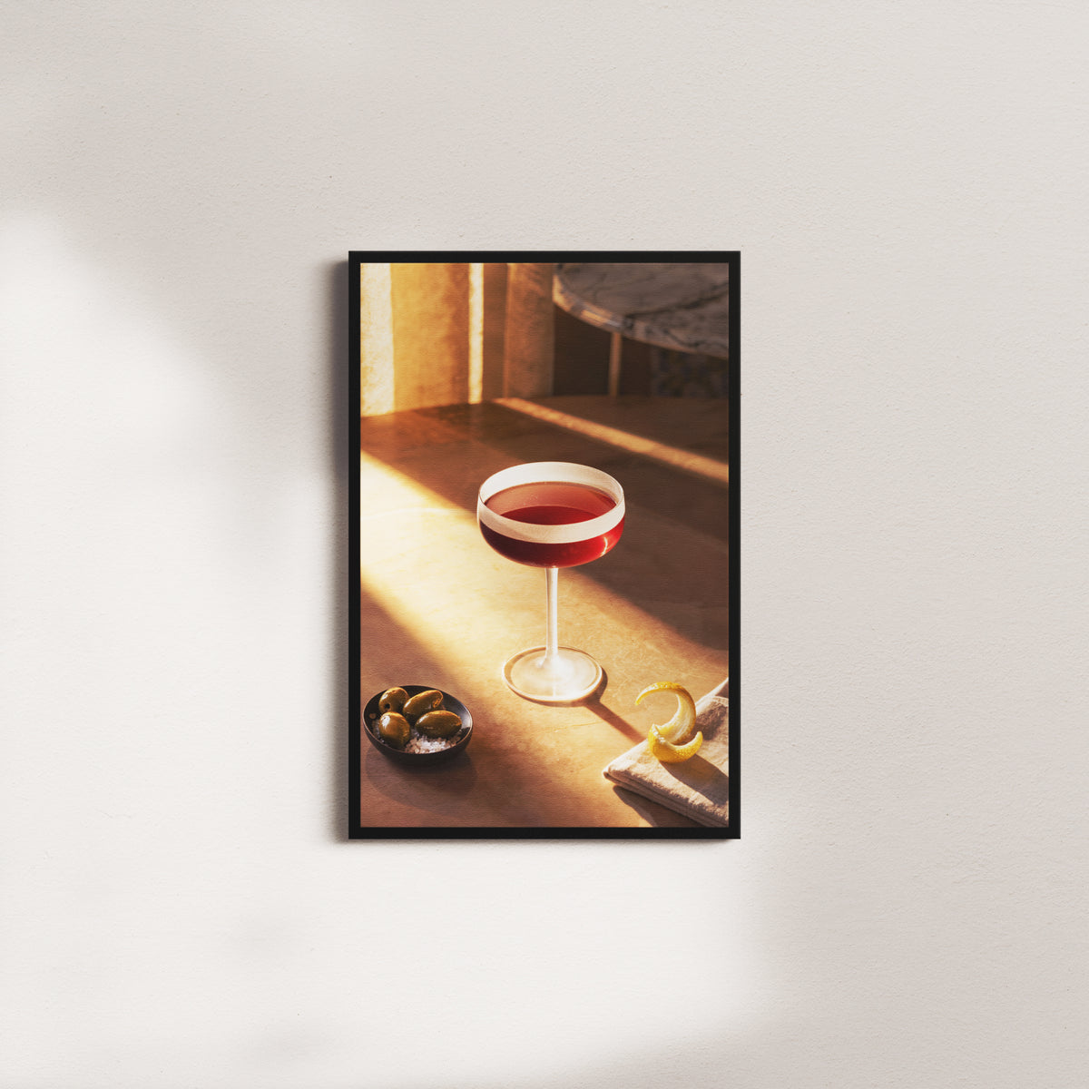 cinder afterglow — black frame