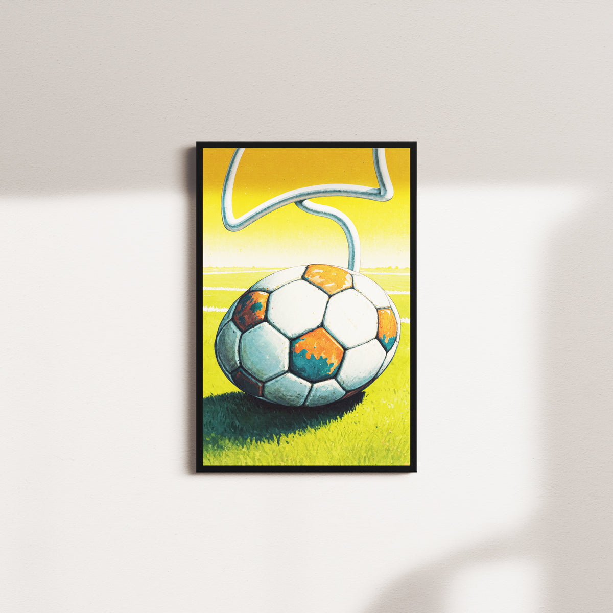 citrine sweep — black frame