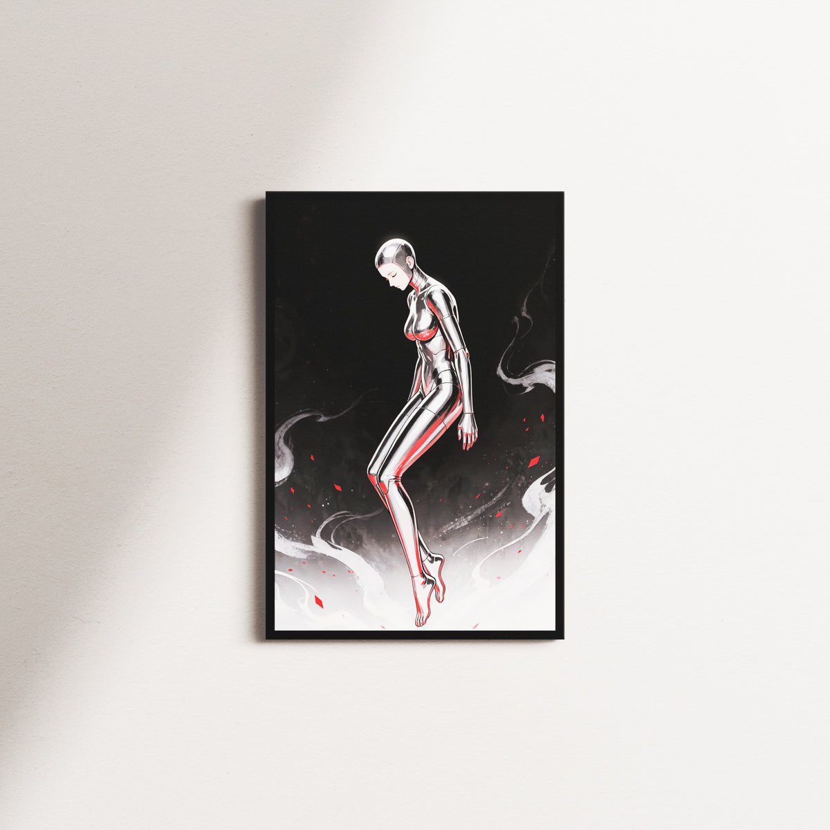 cloud vigil — black frame