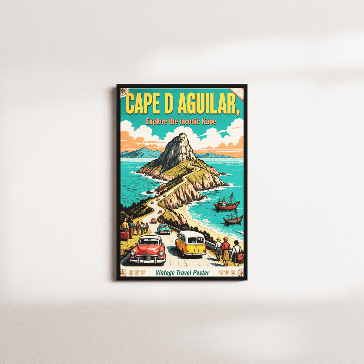 cobalt harbor signal — black frame