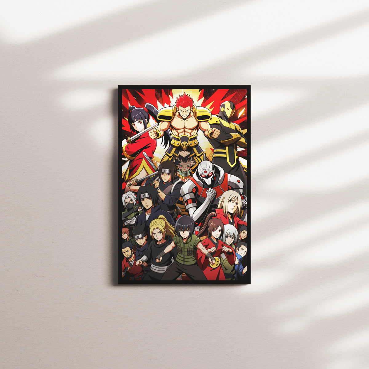 crimson foundation light — black frame