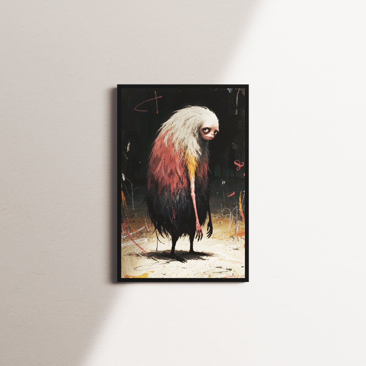 ethereal wanderer — black frame