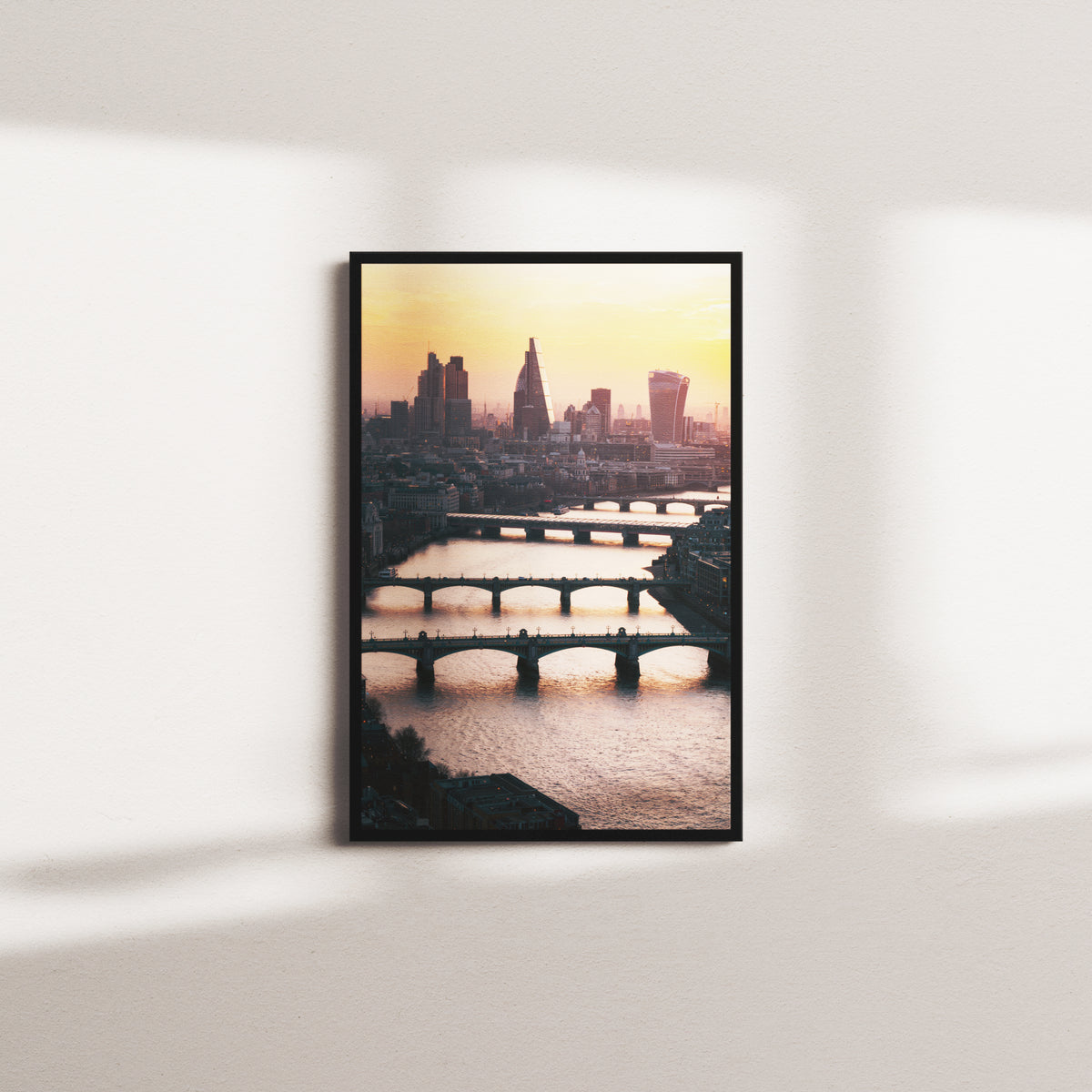 evening arch — black frame