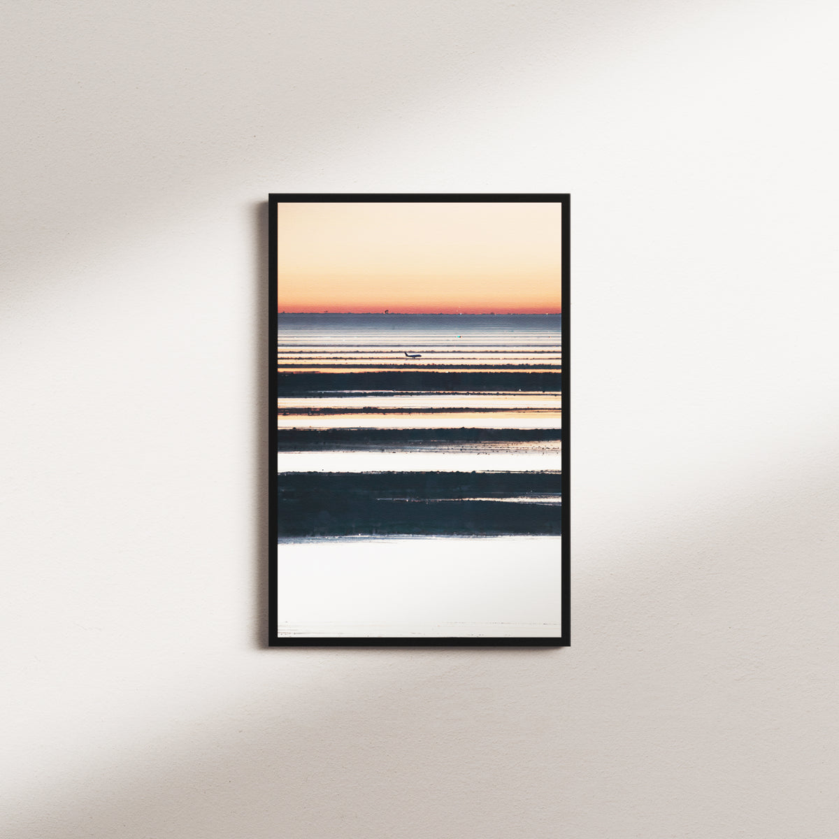 evening horizon — black frame