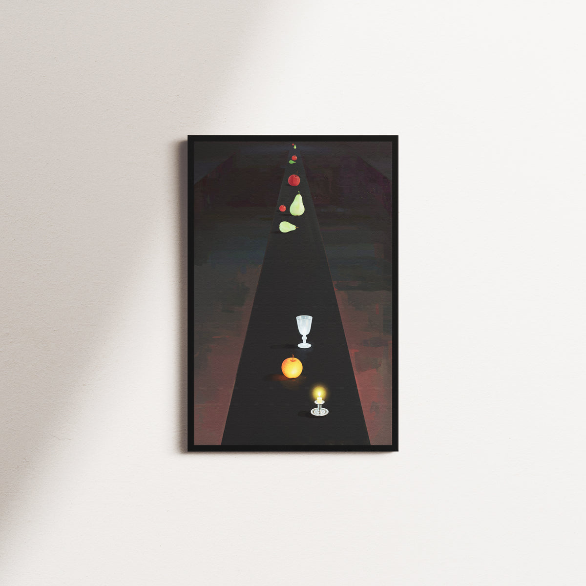 fruit labyrinth — black frame