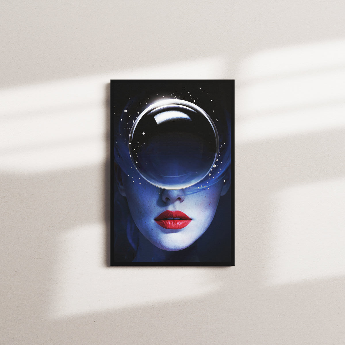 glimmering horizon — black frame