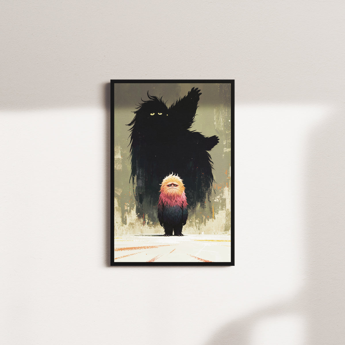 glimmering threat — black frame