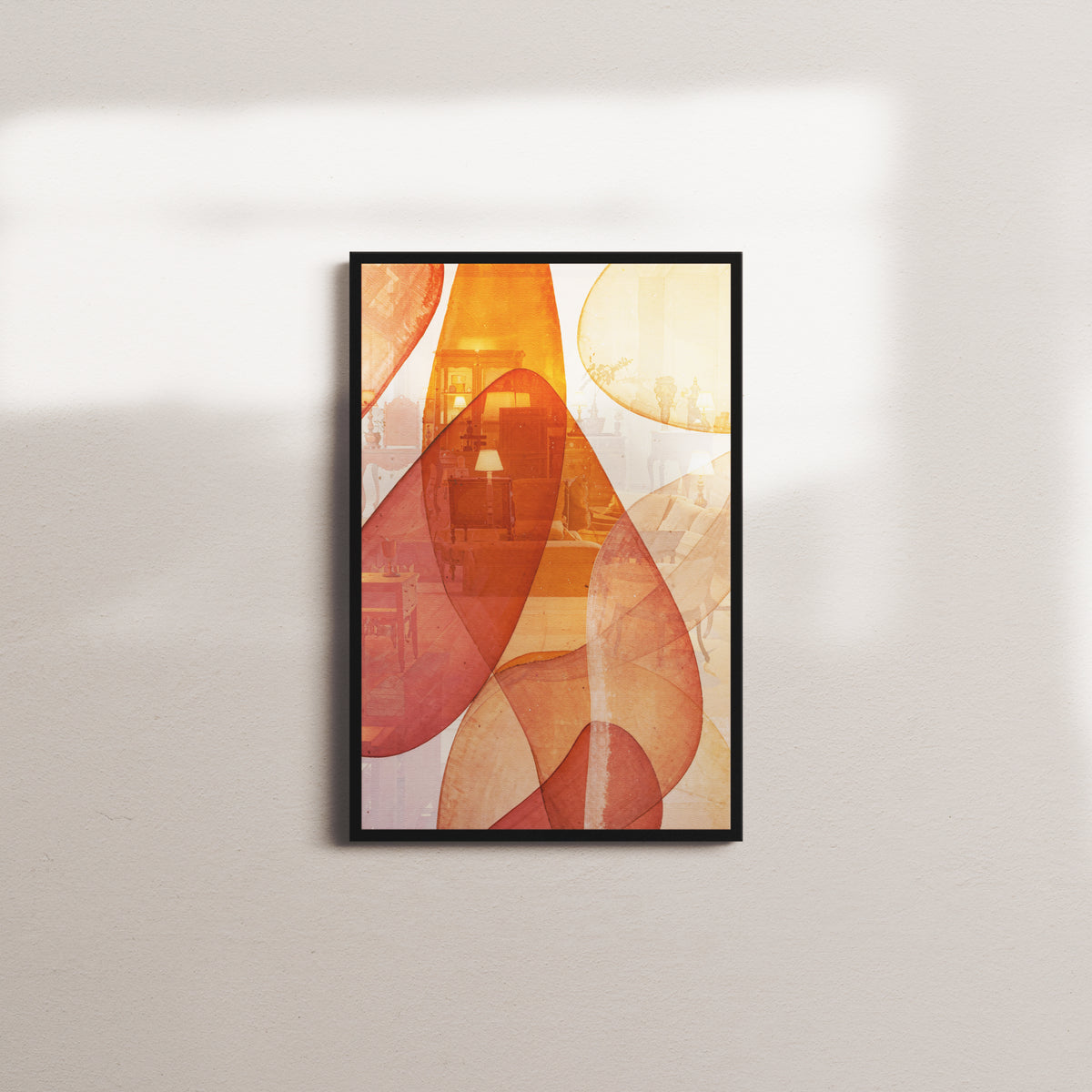 golden afterglow — black frame