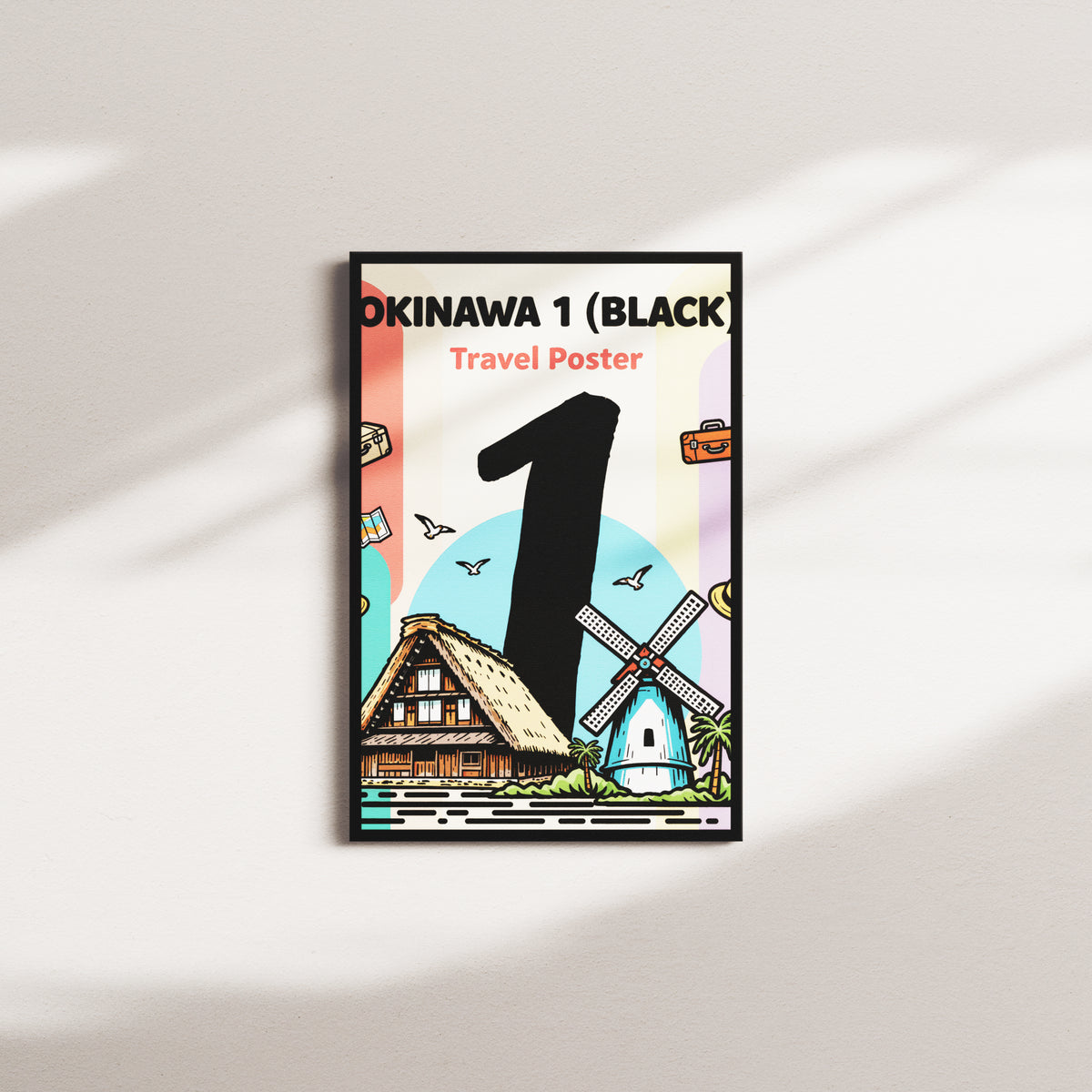 golden markup — black frame