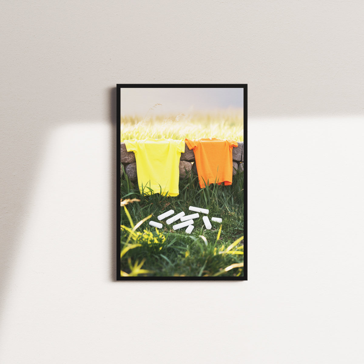 golden stillness — black frame