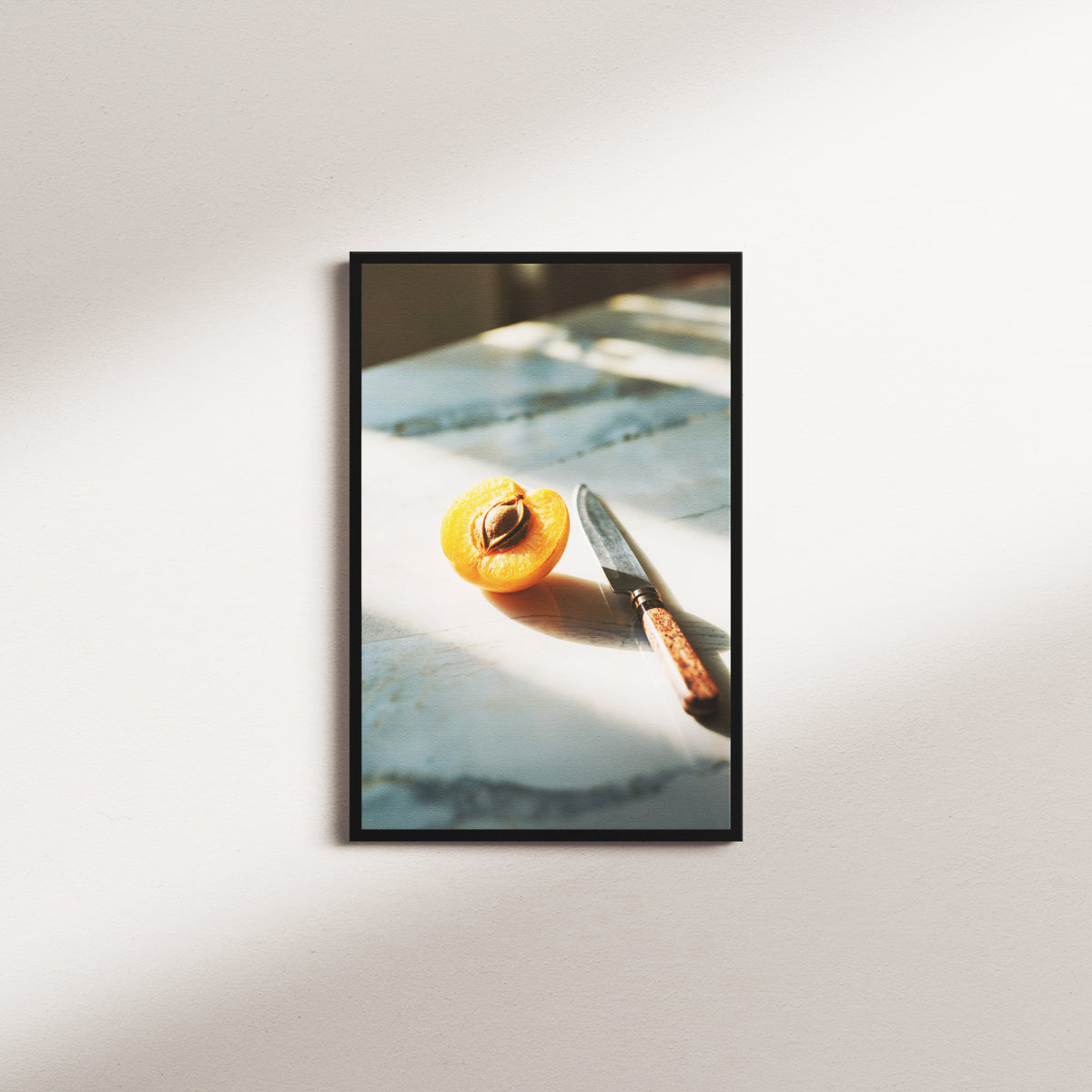 honey afterglow — black frame