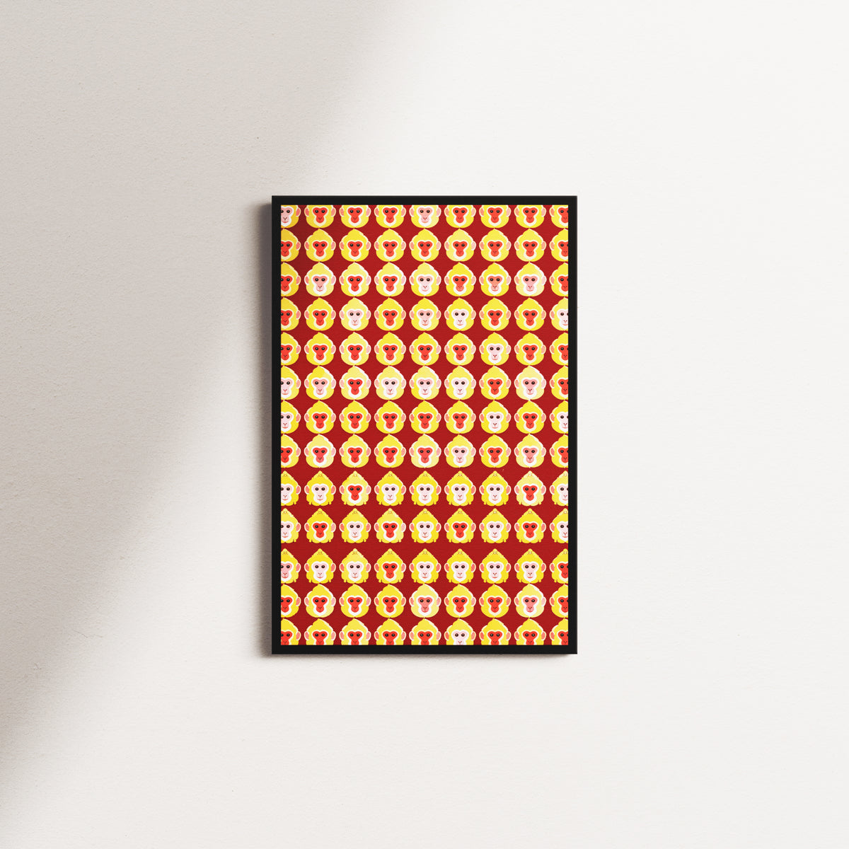honey signal portrait — black frame
