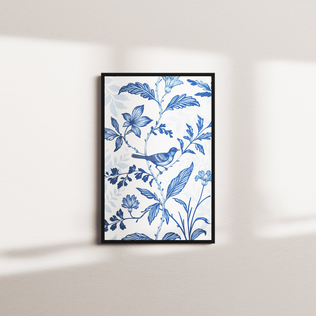 indigo canopy — black frame