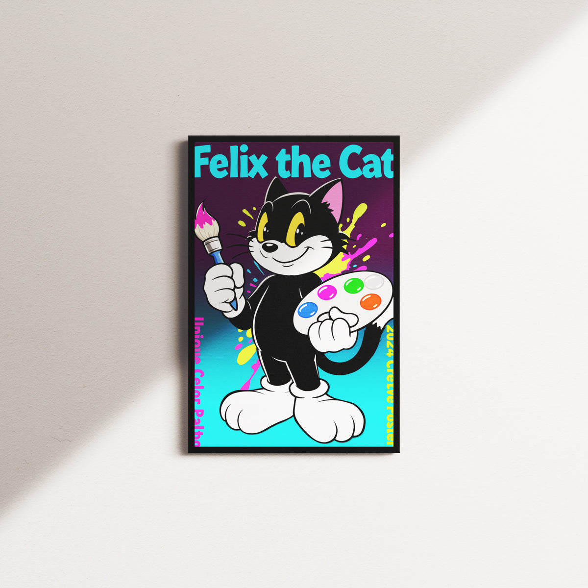 indigo emblem — black frame