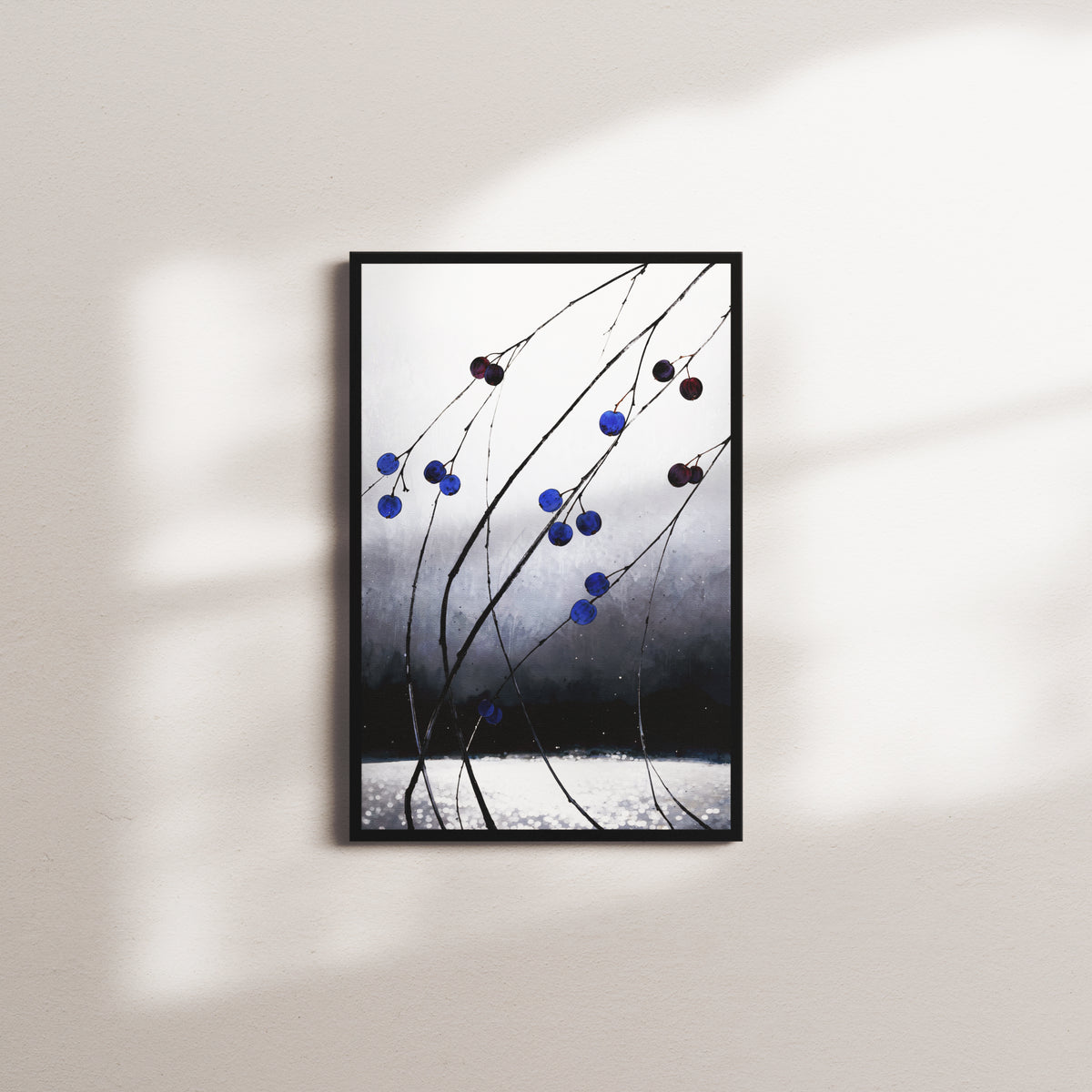 indigo horizon — black frame