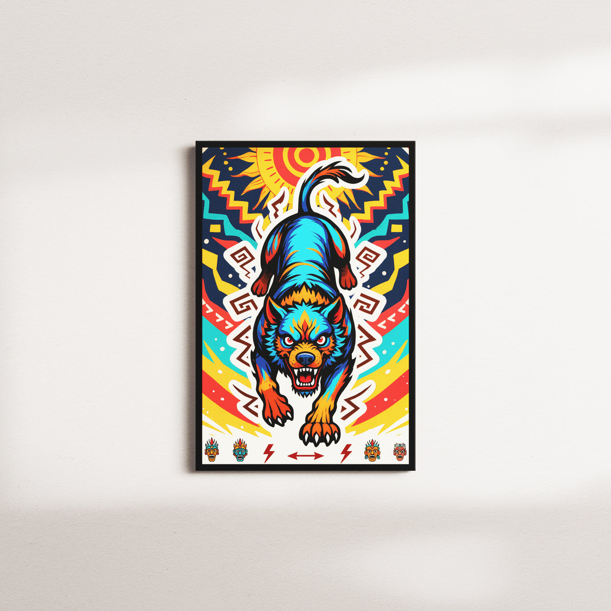 indigo tone — black frame