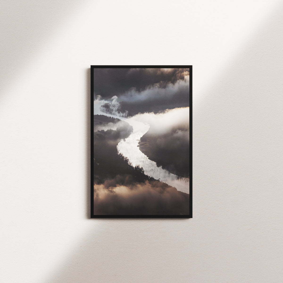 ivory horizon — black frame