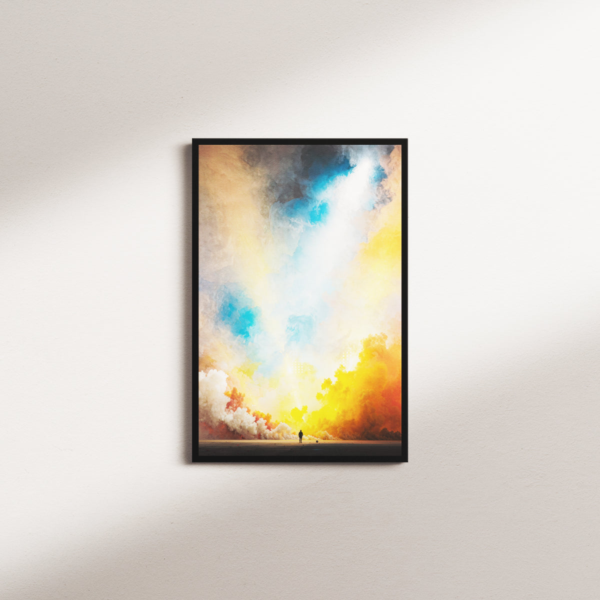 marigold afterglow — black frame