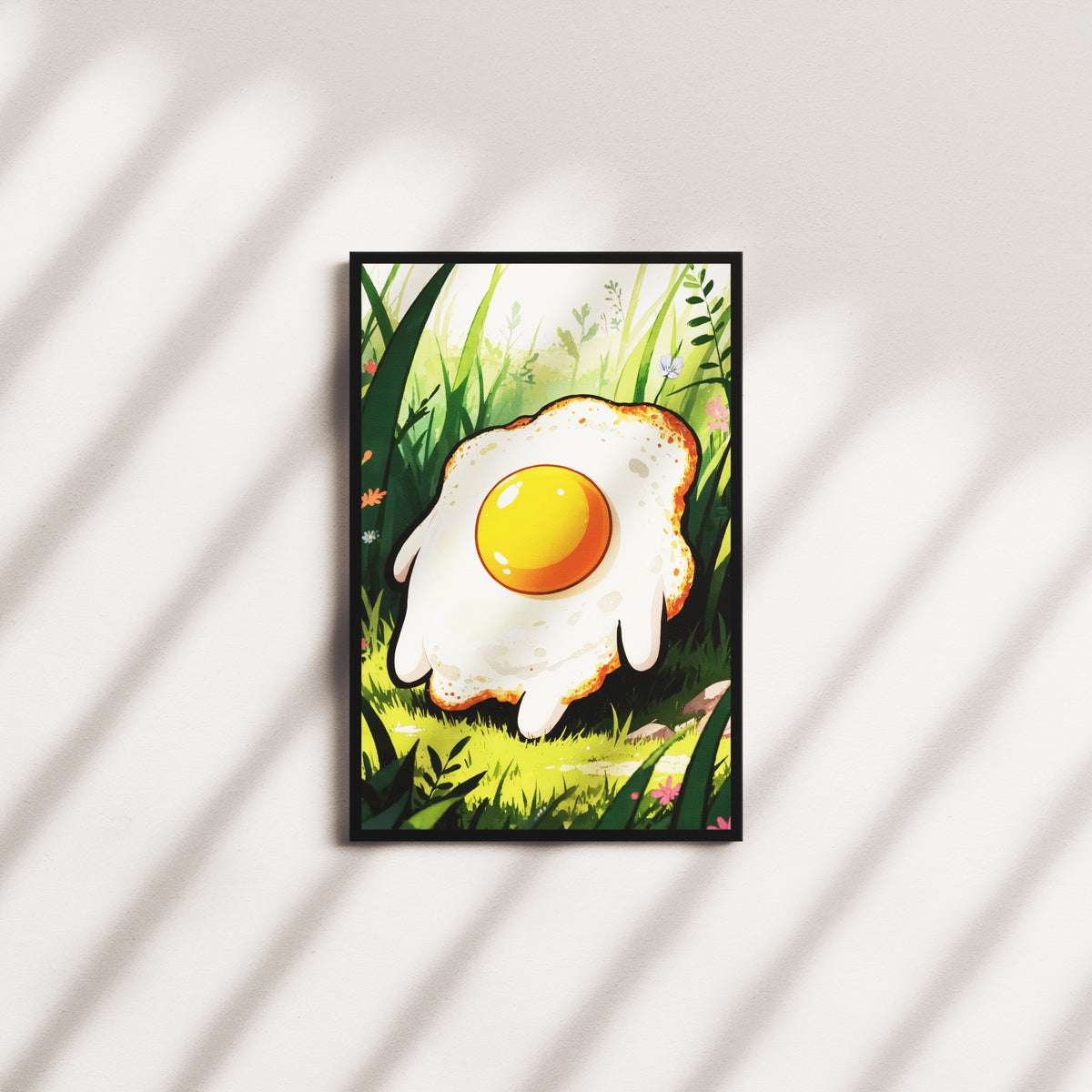 marigold bloom — black frame