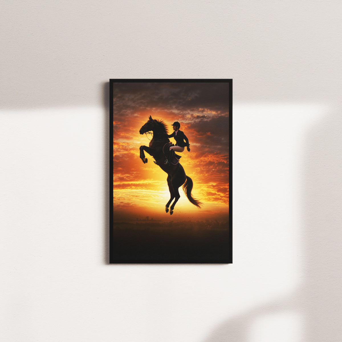 midflight elegance — black frame