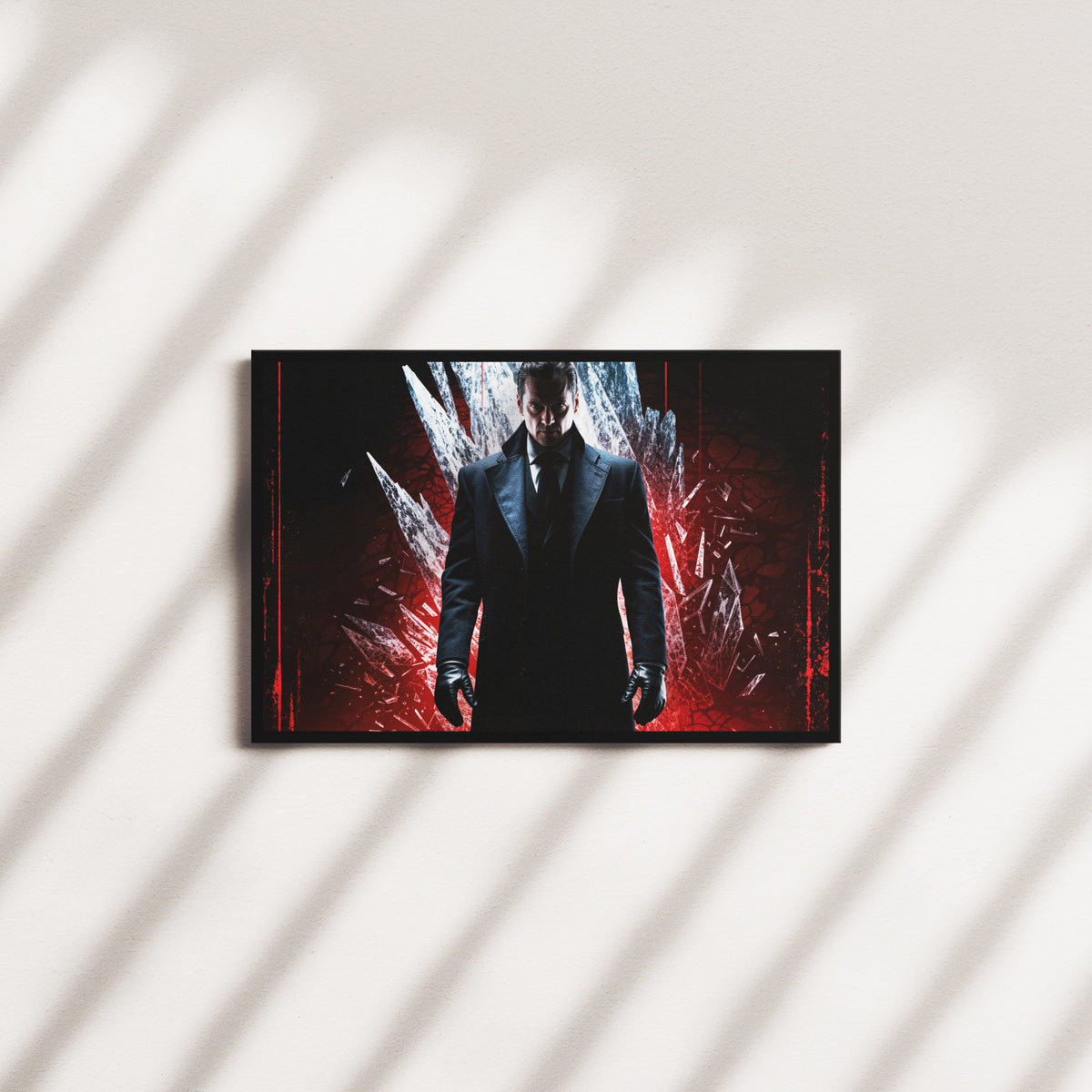 midnight canvas — black frame