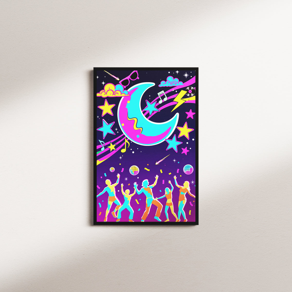 moonlit rhapsody — black frame