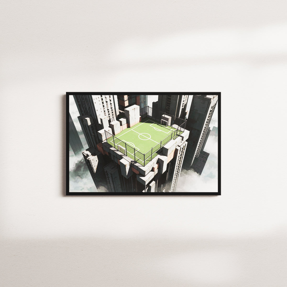 moss hour study — black frame