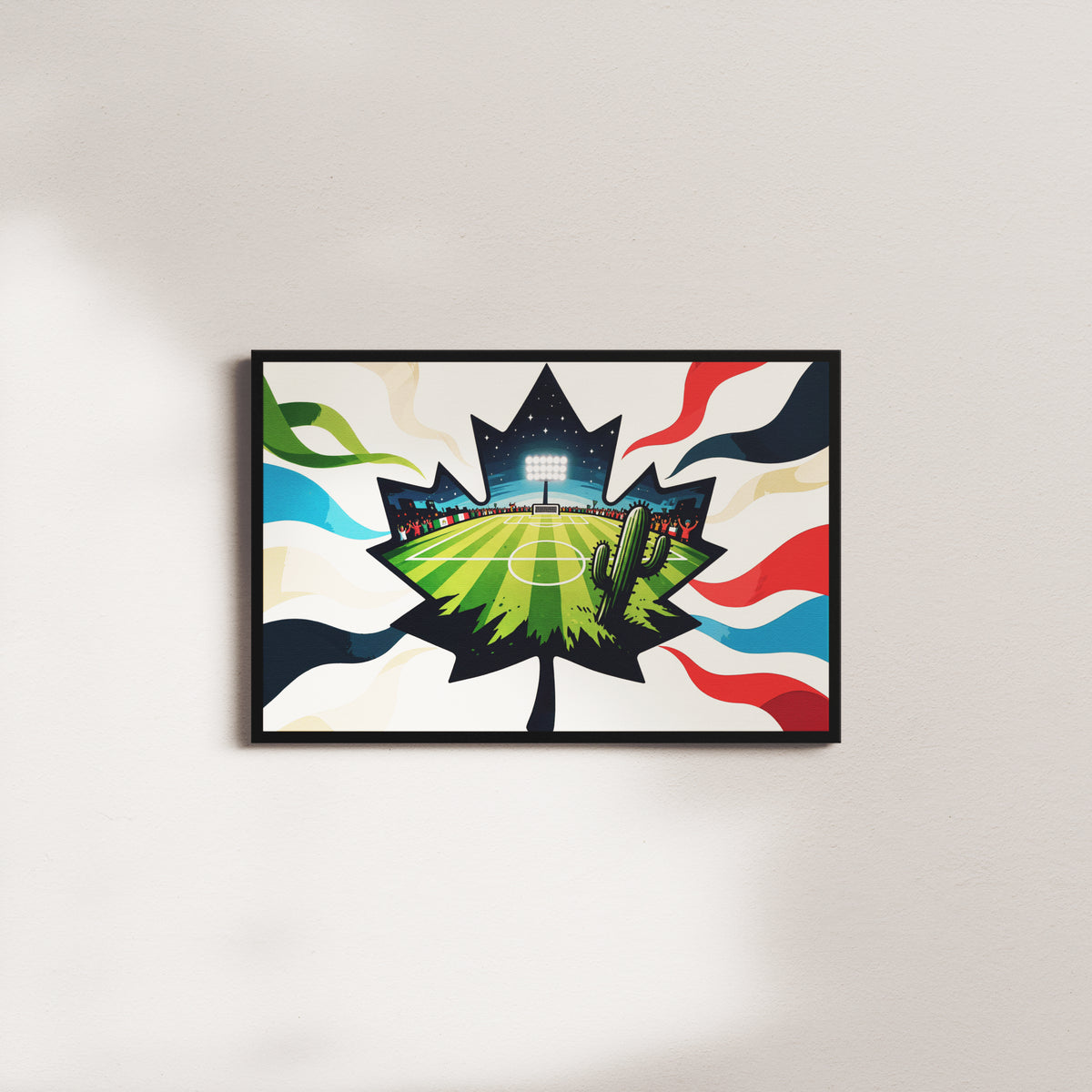 moss hour — black frame