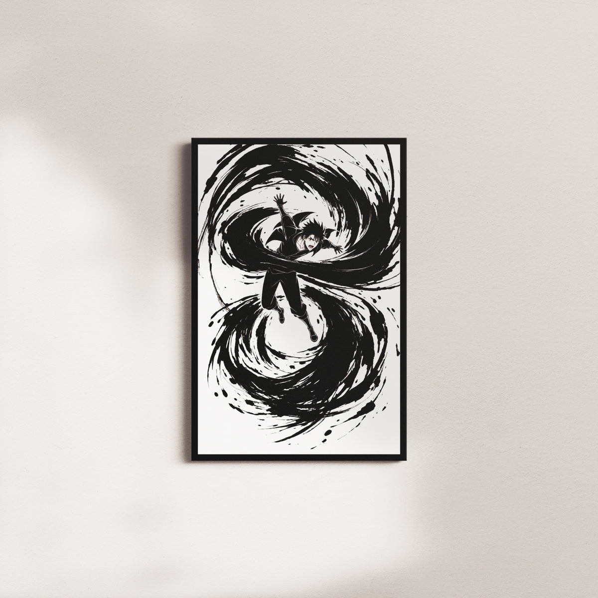 obsidian tone — black frame