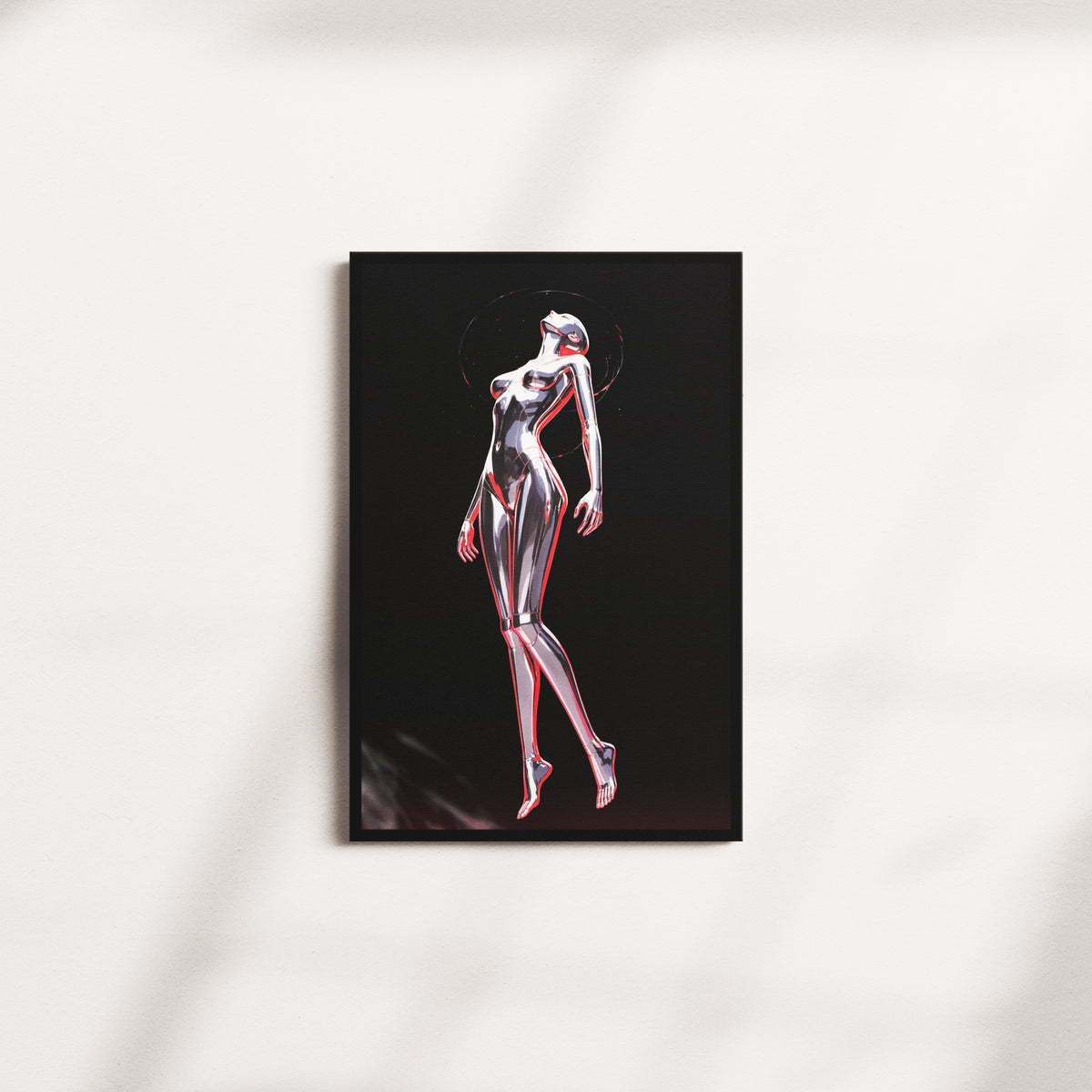 obsidian vigil — black frame