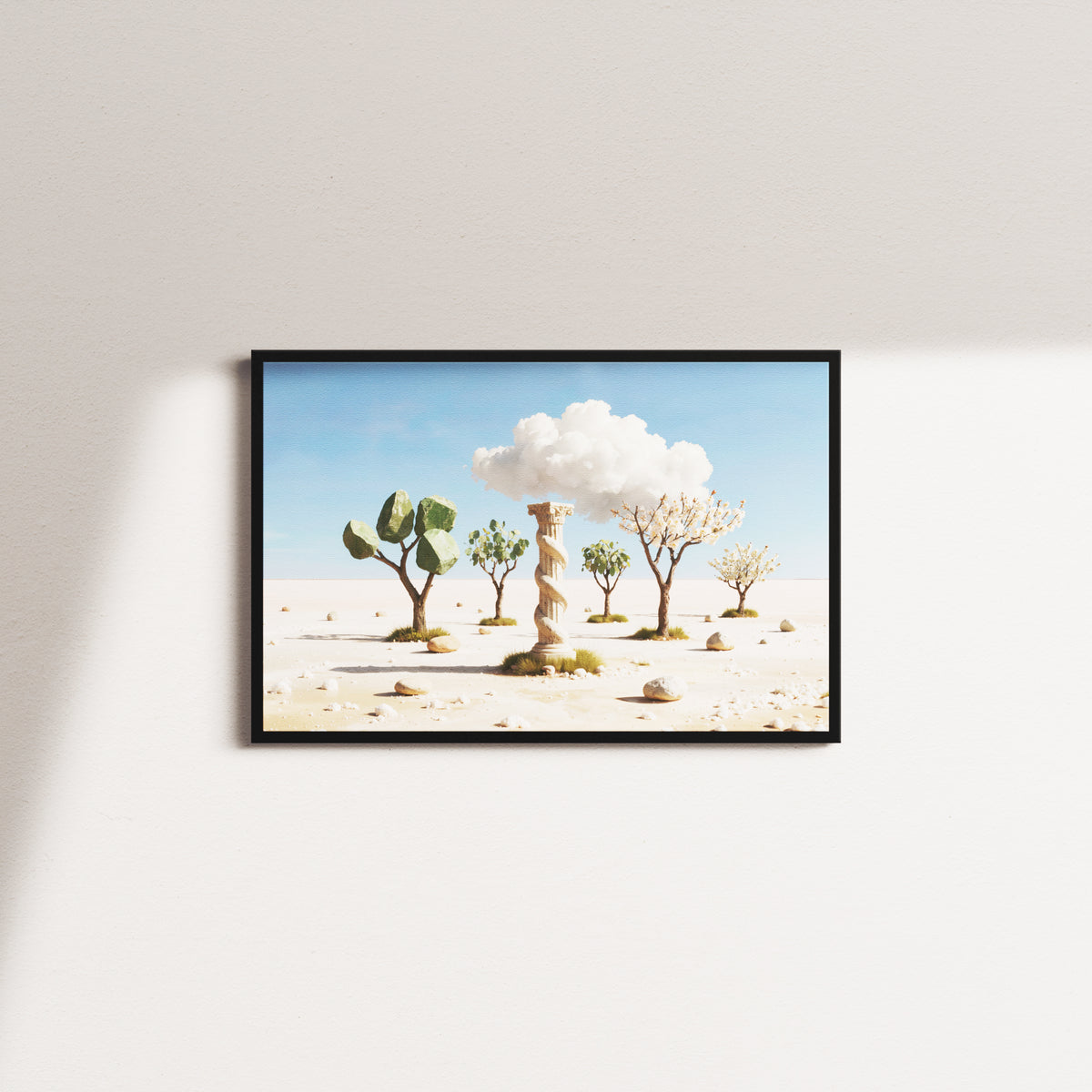 pearl veil — black frame