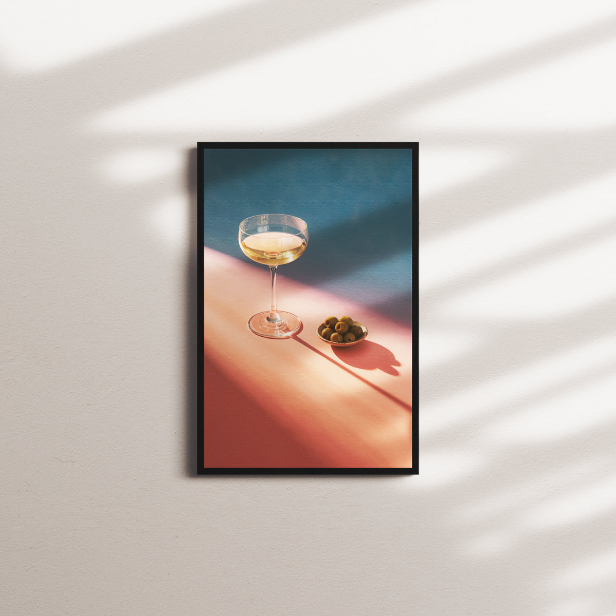 petal afterglow — black frame