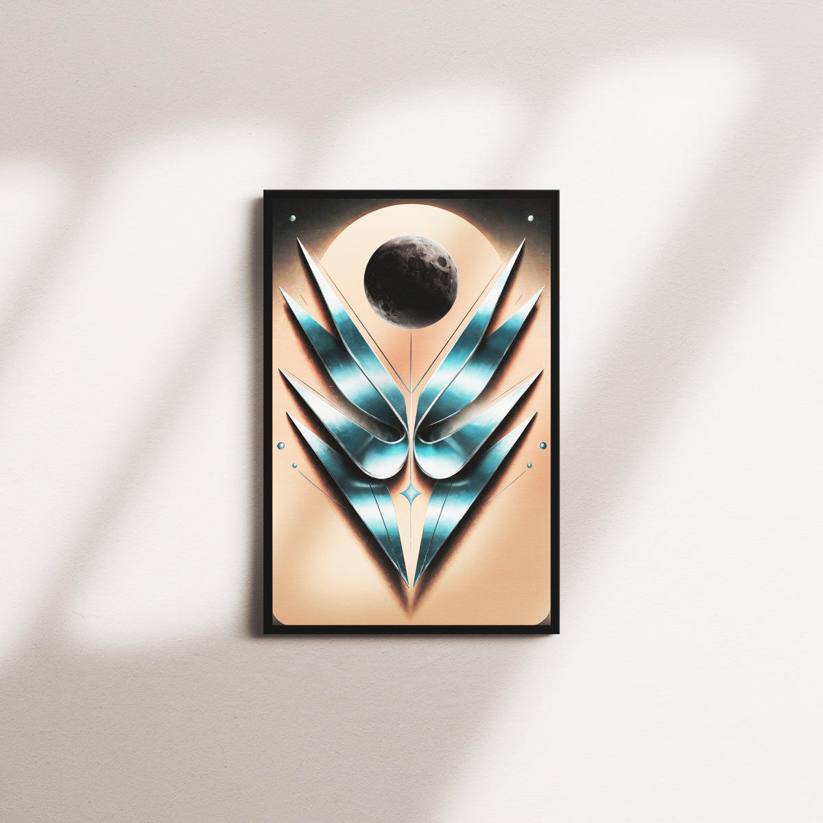 petal foundation field — black frame