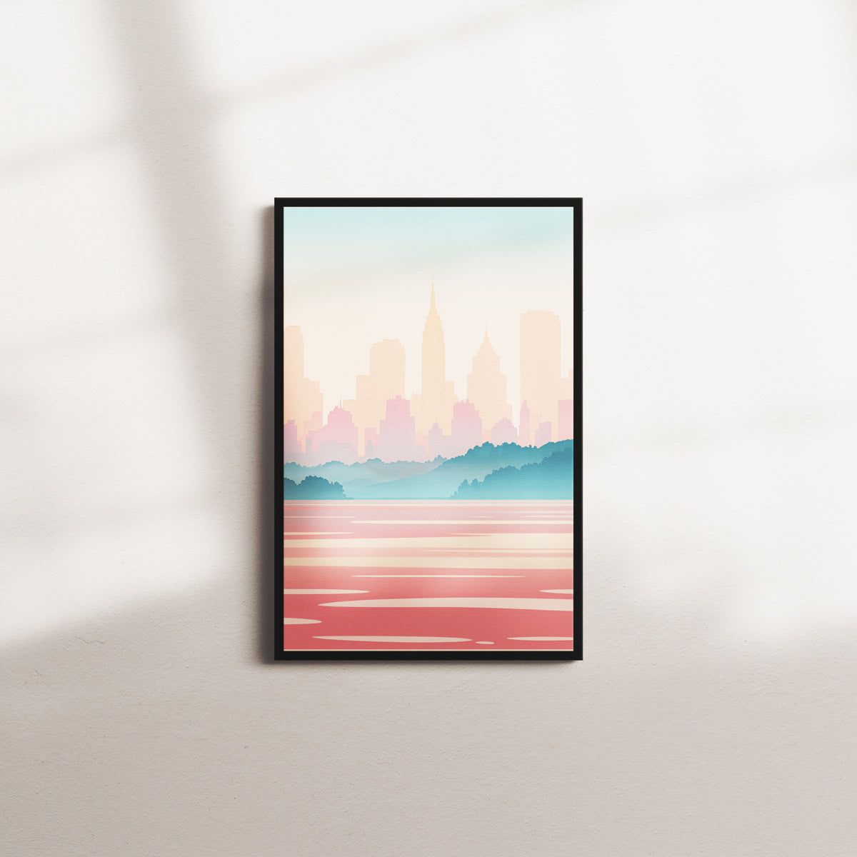 petal harbor variation — black frame