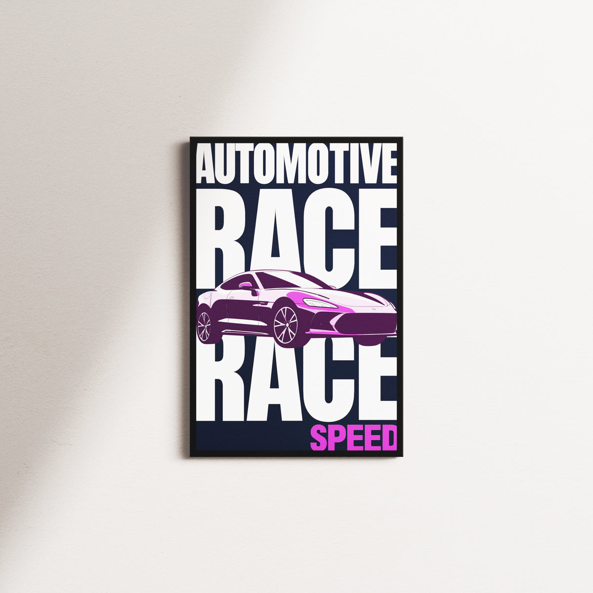 racing velocity — black frame