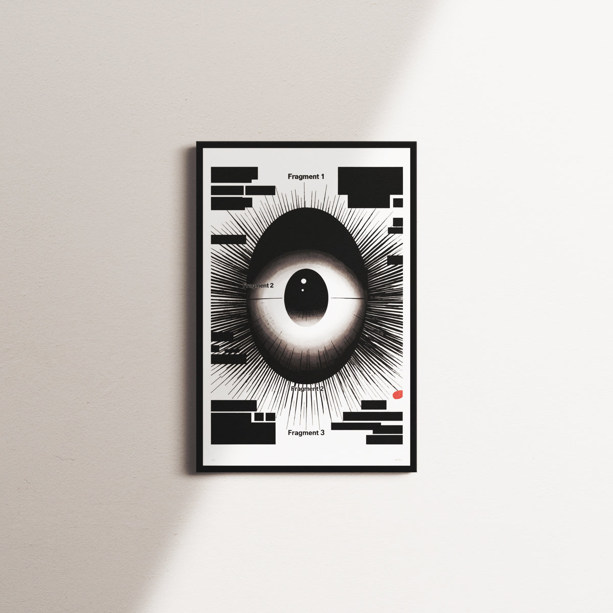 radiant fragment — black frame