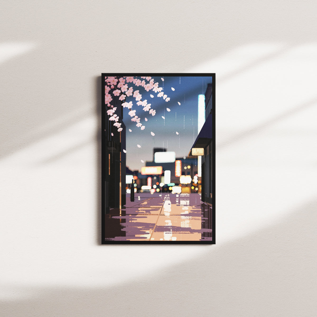 rose bough — black frame