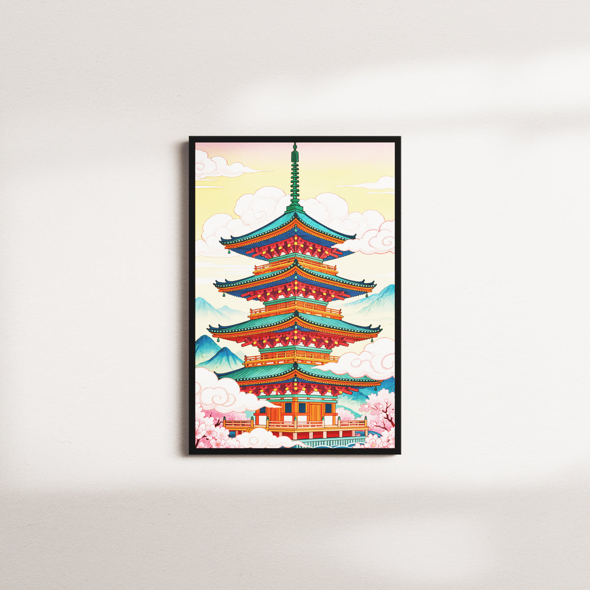 rose reverie — black frame