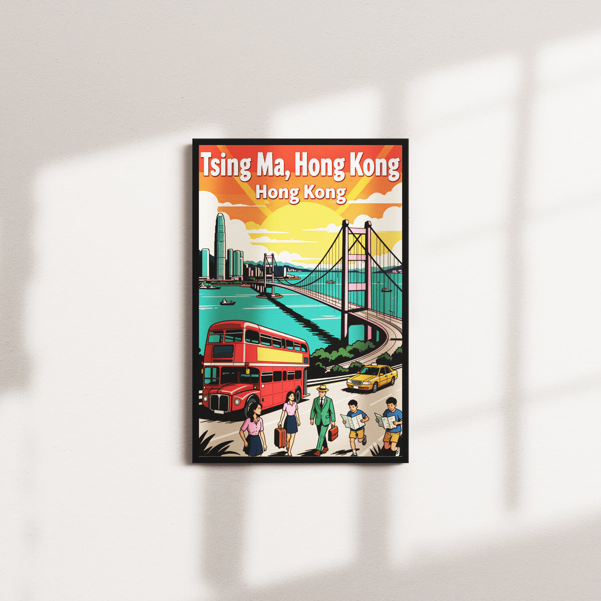 saffron avenue — black frame