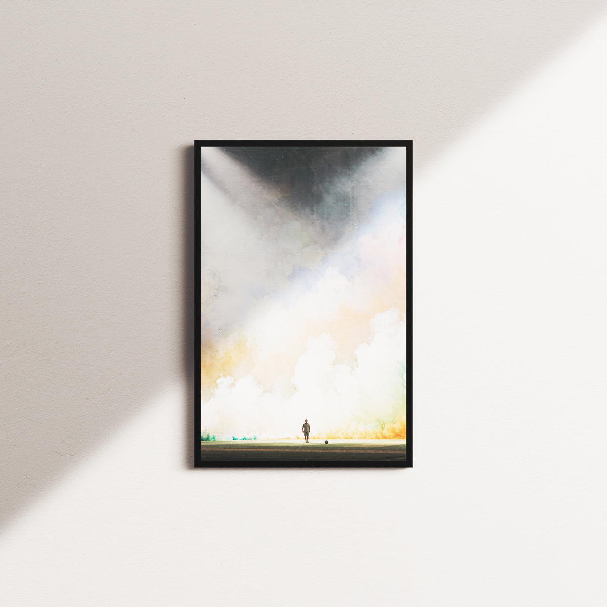 saffron offering — black frame