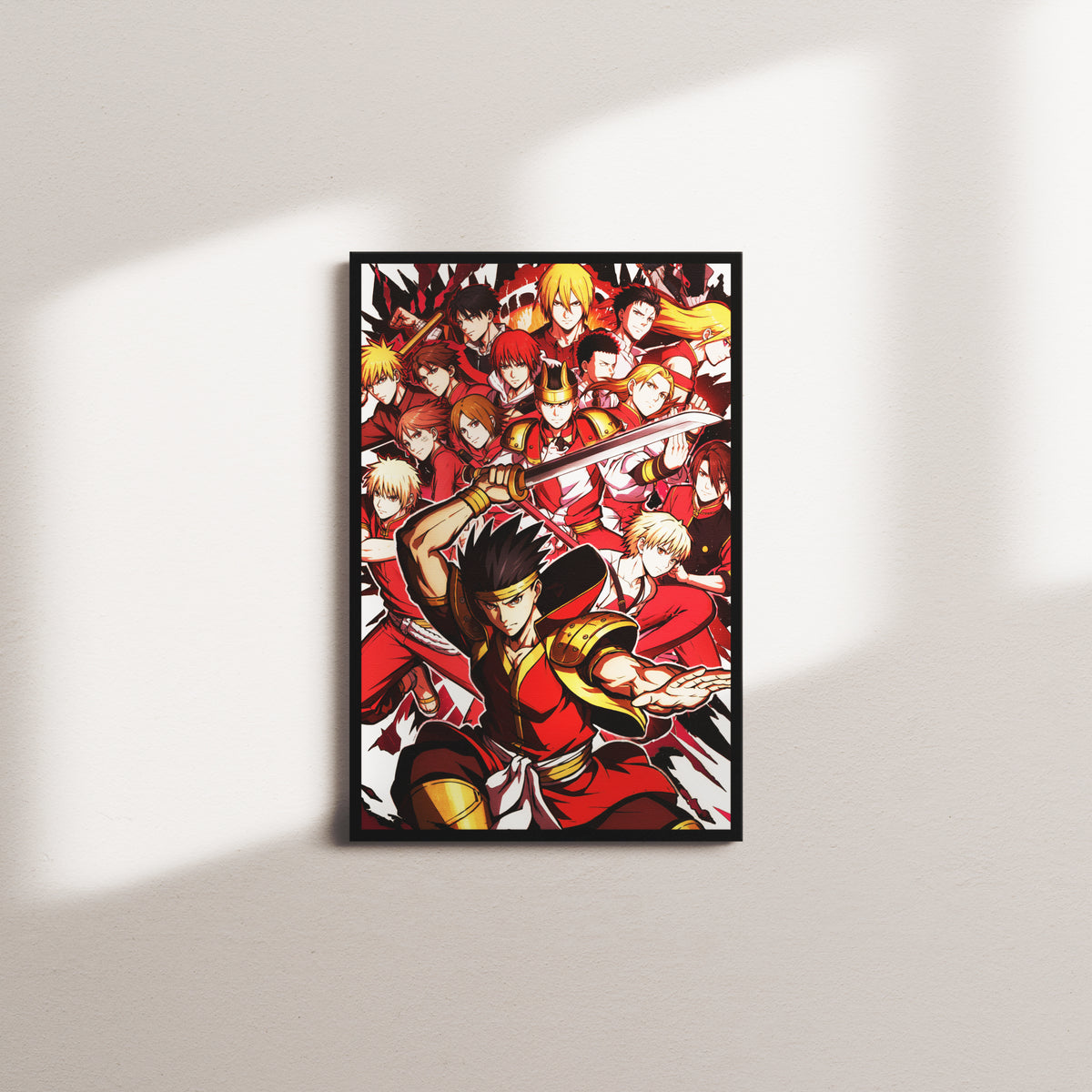 scarlet current — black frame