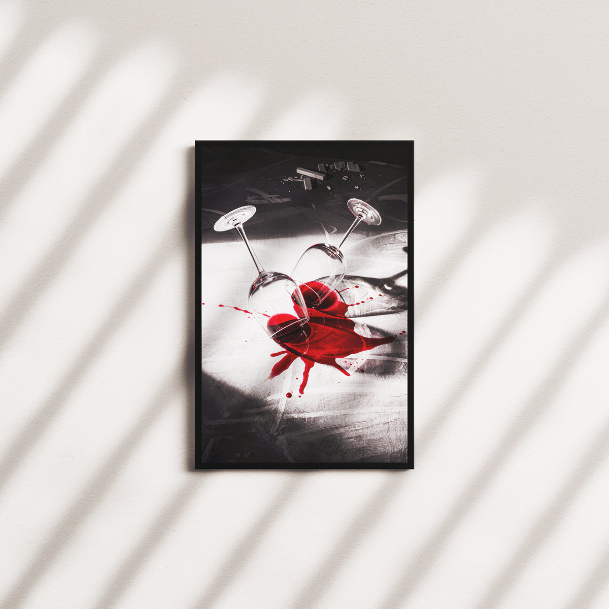 signal shadow — black frame
