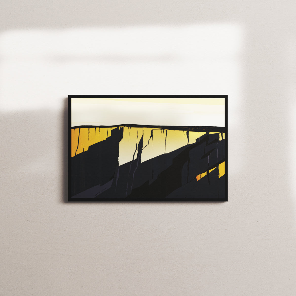sundial hour — black frame