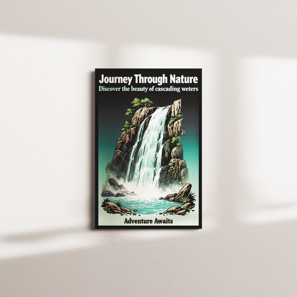 verdant harbor — black frame