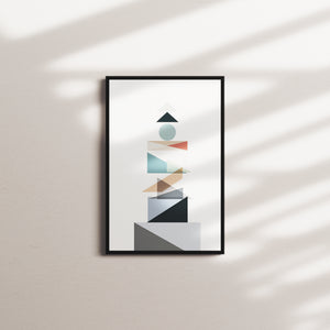 abstract geometry — black frame