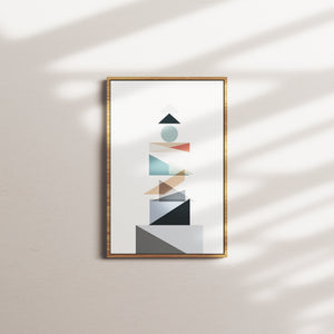 abstract geometry — oak frame